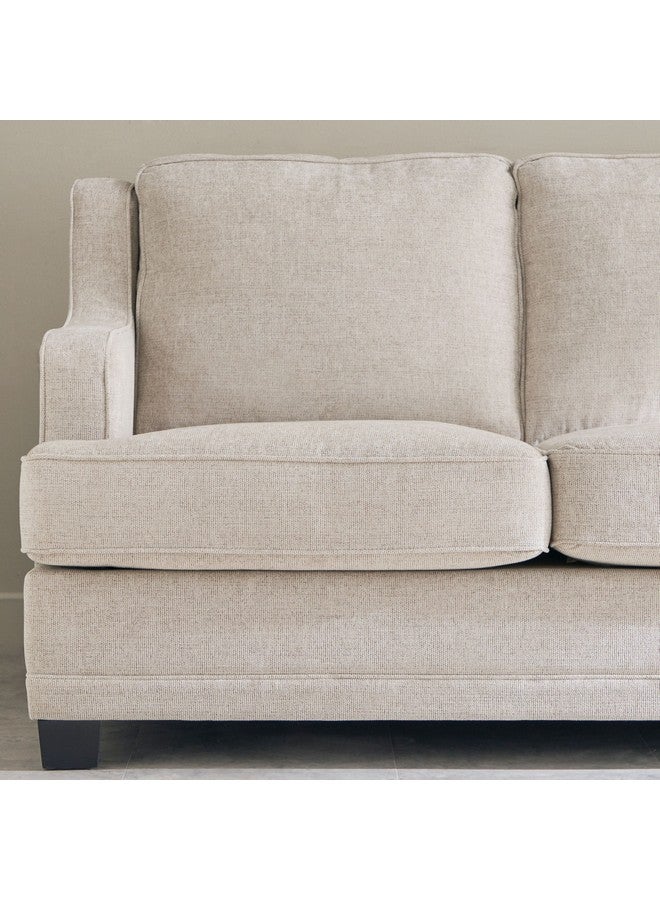 Home Box Aurum 3-Seater Fabric Sofa with 4 Cushions 96 x 221 x 96 cm - Image 5