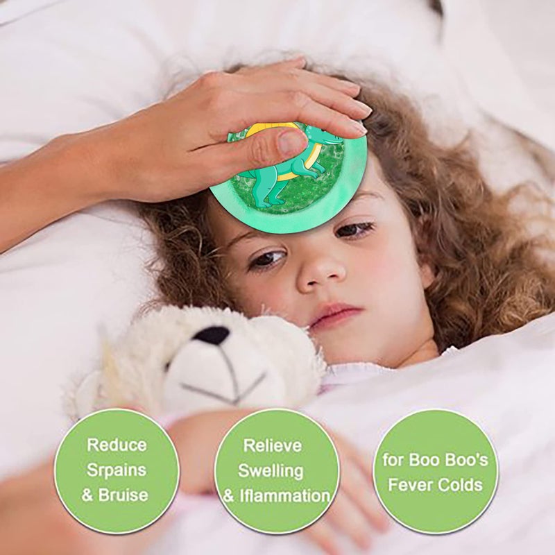 coldpa Boo Boo Ice Packs for Kids Injuries, Kids Ice Pack Wit, Gel Cold Pack Toddler Ice Pack with Soft Cover Baby, Kid's Pain Relief, Fever, Wisdom Teeth, First Aid, Head, Neck, Arms, Legs Injuries (5PCS) - Image 4