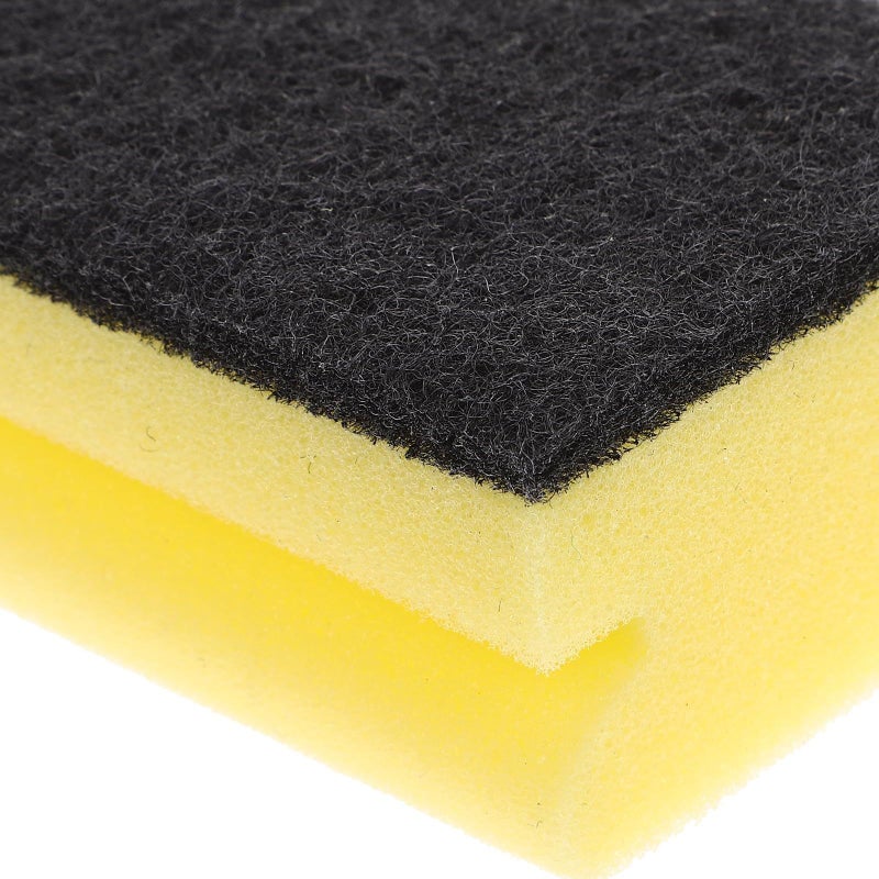 High Density I Beam Kitchen Sponges 10 Pack Black Non Scratch Dishwashing Scrub Pads - Image 4