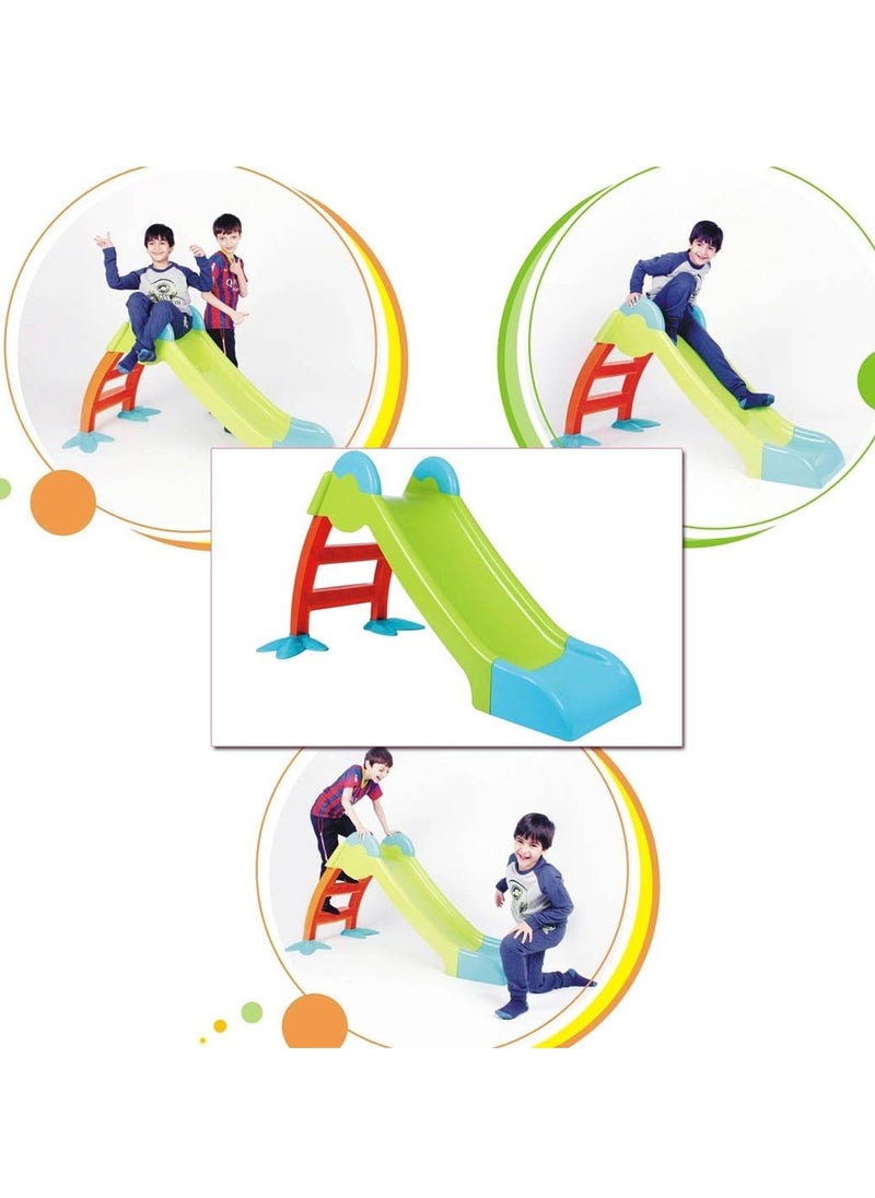 بيبي كارا - زحليقة أطفال سهلة التخزين بتصميم مرح ومجموعات ألوان للأطفال - Image 1