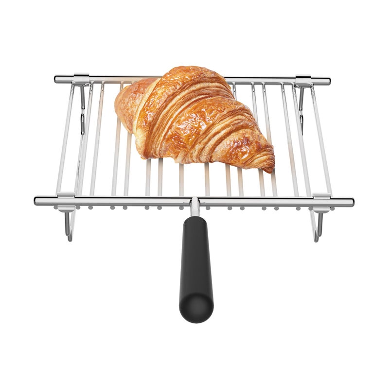 Dualit Warming Rack for Dualit Classic Toasters  1 Toaster Accessory  Heat bread products with ease  Heatproof Handle  1738