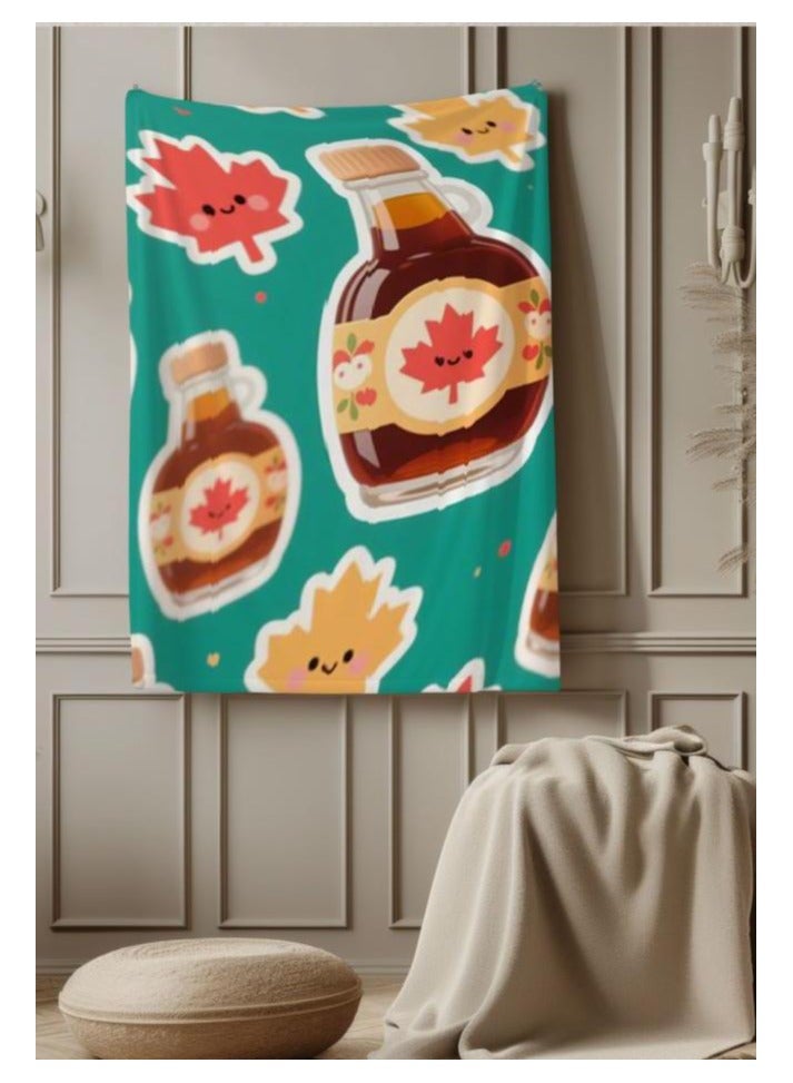 general Flannel thin blanket (warm and comfortable, suitable for sleep, gaming, dust removal and sandproof) 150cm*200cm - 817 - Image 1