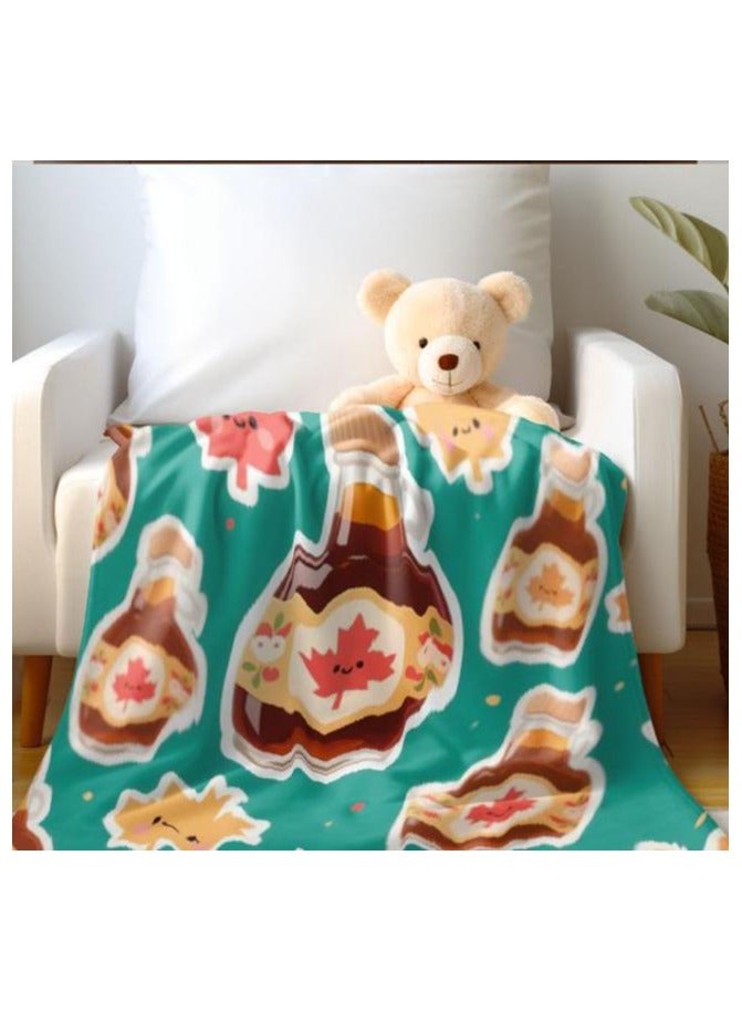 general Flannel thin blanket (warm and comfortable, suitable for sleep, gaming, dust removal and sandproof) 150cm*200cm - 817 - Image 3