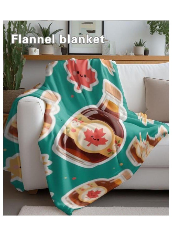 general Flannel thin blanket (warm and comfortable, suitable for sleep, gaming, dust removal and sandproof) 150cm*200cm - 817 - Image 5