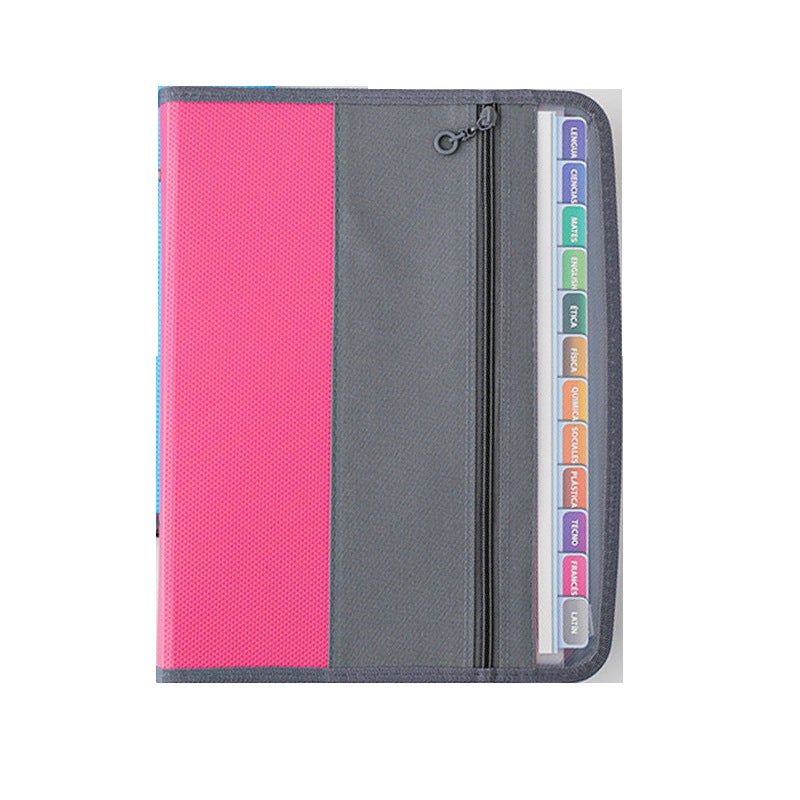 13-Grids A4 Zipper Accordion Bag Simple Multi-Layer Classification Folder Office Storage File Bag Multi-Function - Image 5