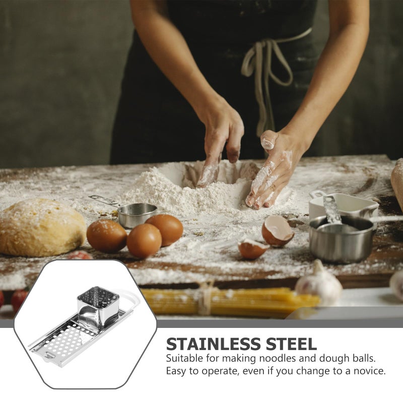 Stainless Steel Manual Noodle Maker Pasta Machine Handheld Kitchen Tool - Image 4
