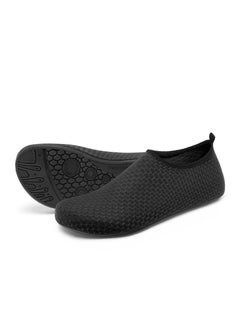 Excefore Water Shoes Women's Men's Outdoor Beach Swimming Aqua Socks Quick-Dry Barefoot Shoes Surfing Yoga Pool Exercise  (Black, 42-43, 26.2cm)  - Image 3