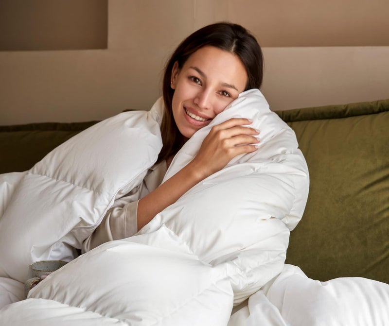 baisihan baisihan OverCloud Goose Down Comforter King Size All Seasons Down Duvet Insert Hotel Collection Comforter Ultra Soft 700 Fill Power Down Proof Duvet Insert with Corner Tabs 90x106 