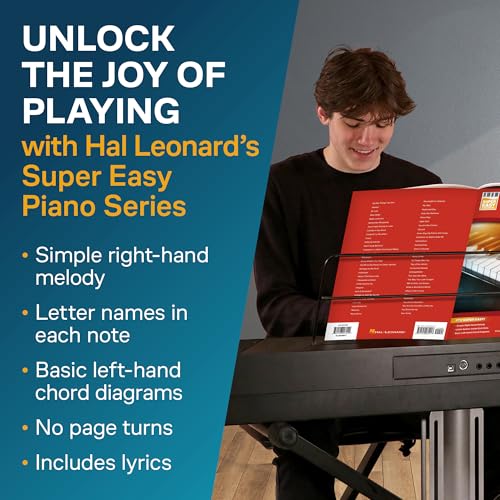 Hal Leonard Best Songs Ever Super Easy Piano Songbook | Easy Piano Sheet Music for Beginners and Adults | 60 Classic Songs with Lyrics and Simple Arrangements | Keyboard Music Book for Practice and Performance - Image 3