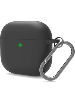Case For Airpods 4 Protective Cover Airpods Case For 4Th Generation Case Cover With Lanyard Hand Strap Premium Silicone Case Cover Fully Protective With Front Led Visible Black