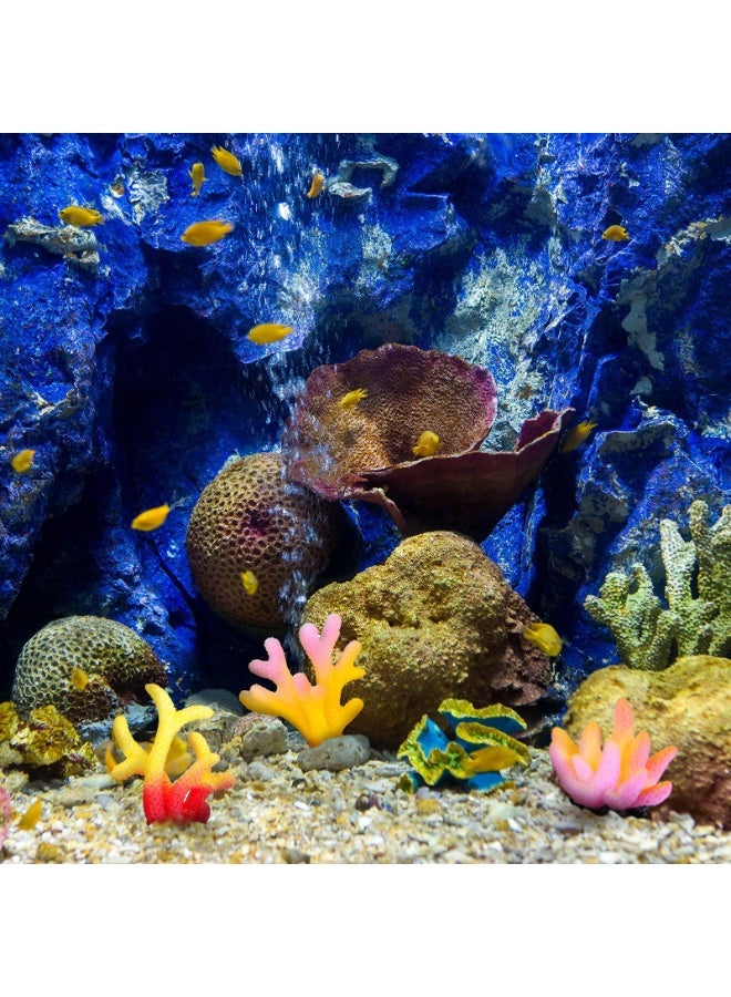 Generic Fish Tank Decoration Betta Fish Tank Decorations Accessories,Aquarium Colorful Coral Reef  - Image 4