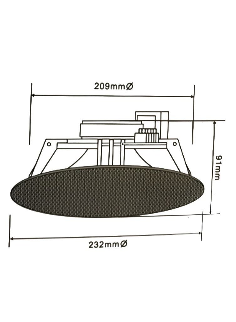 View Sound Frameless Ceiling Speaker VCF-830 - Image 2