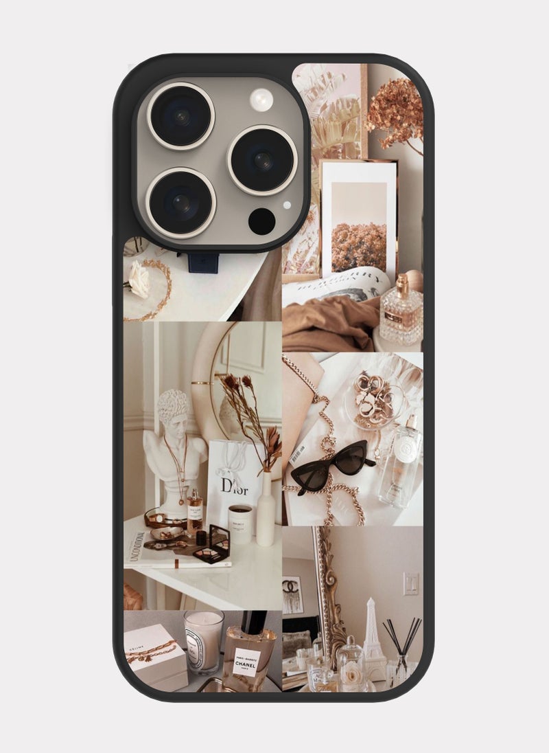 بكسلات كفر ايفون 15 برو ديور وردي - Image 1