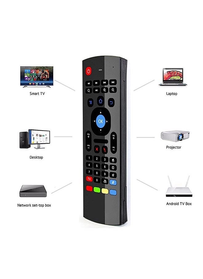 StarSat R100 Air Mouse and Wireless Keyboard black  - Image 2