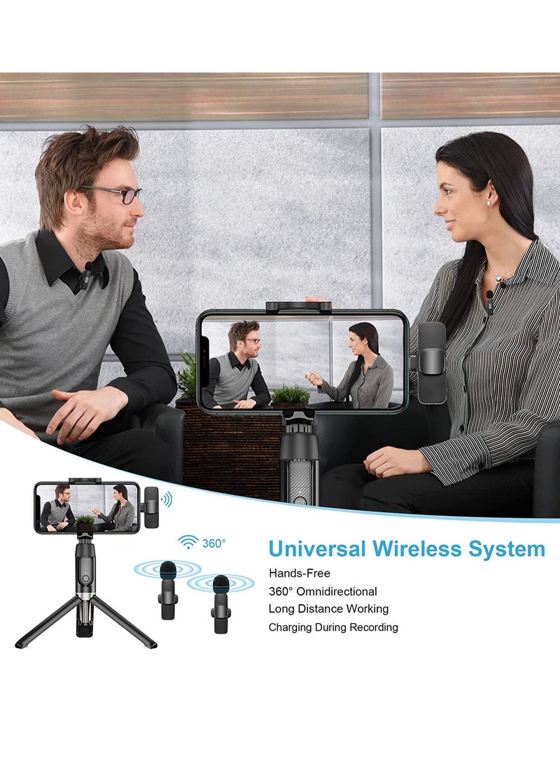 Wireless Lavalier Microphone for iPhone iPad, Plug-Play Wireless Mic for Recording, Live Stream, YouTube, TikTok, Facebook, Noise Reduction Auto-Sync - Image 4