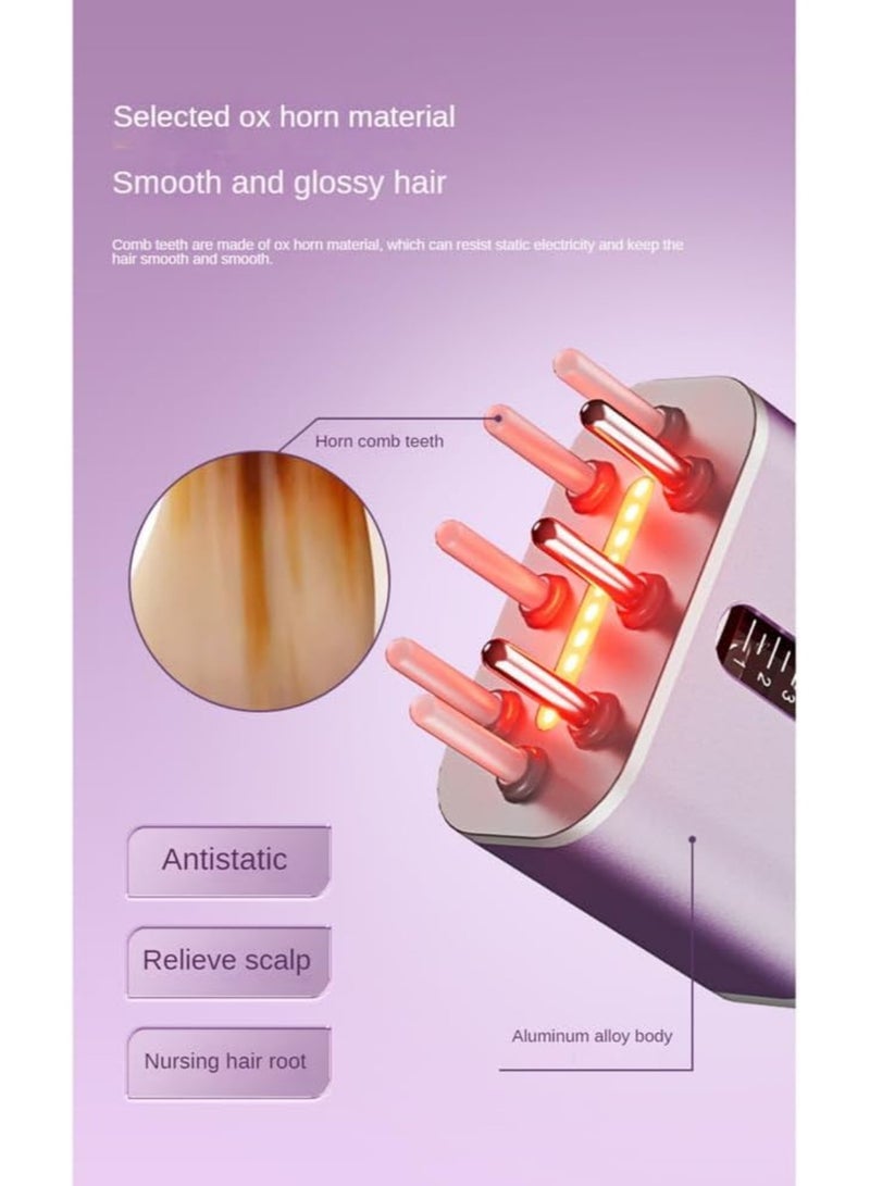SOLARAE Electric Scalp Massager Brush with Hair Oil Applicator for Hair Treatment and Growth, Portable Head Massager for Scalp Care and Liquid Application, Ideal for Scalp Oil Use. - Image 3