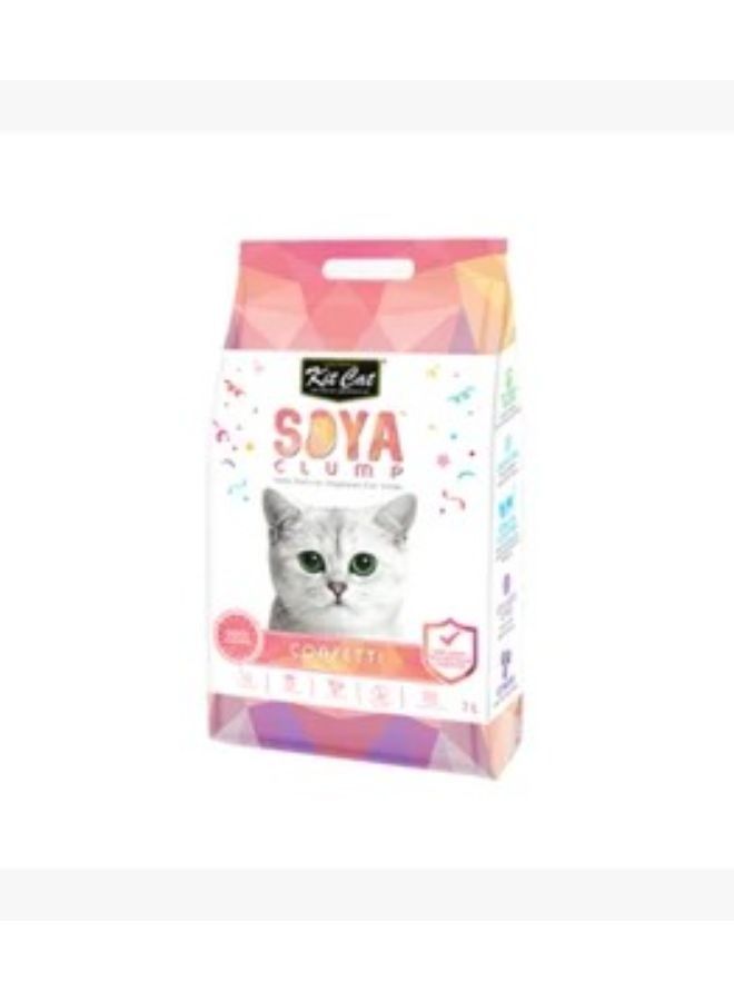 كيت كات رمل لفضلات القطط  برائحة الفواكة المشكلة نقي 7 لتر