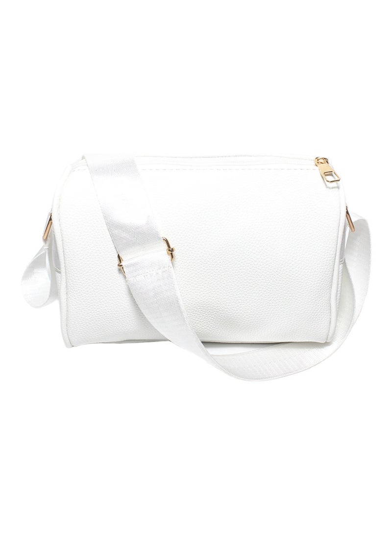 Glitter Women Hand Bag - White - Image 3