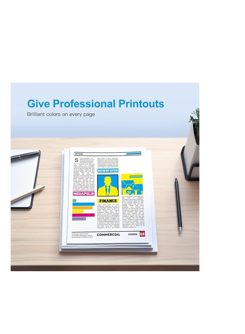 Terabyte حزم خراطيش الطابعة 963XL متوافقة مع خراطيش HP 963 لطابعة Officejet Pro 9010 9012 9020 9013 9014 9015 9016 9018 9019 9022 9025 (عبوة من 4) - Image 5