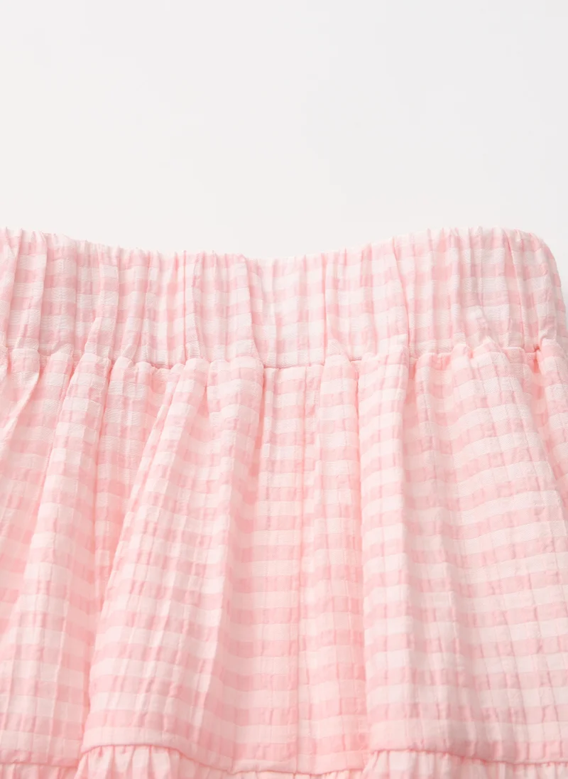 Balabala White Kids Girls Knit short sleeve suit for Women | Best Price UAE