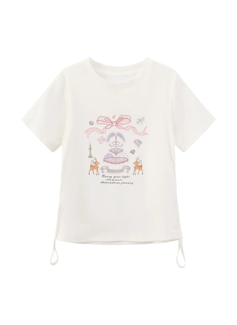 Kids Girls Knit short sleeve suit