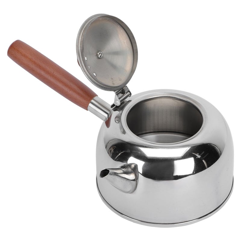 Stainless Steel Kettle With Side Handle For Boiling Water Tea And Coffee - Image 2