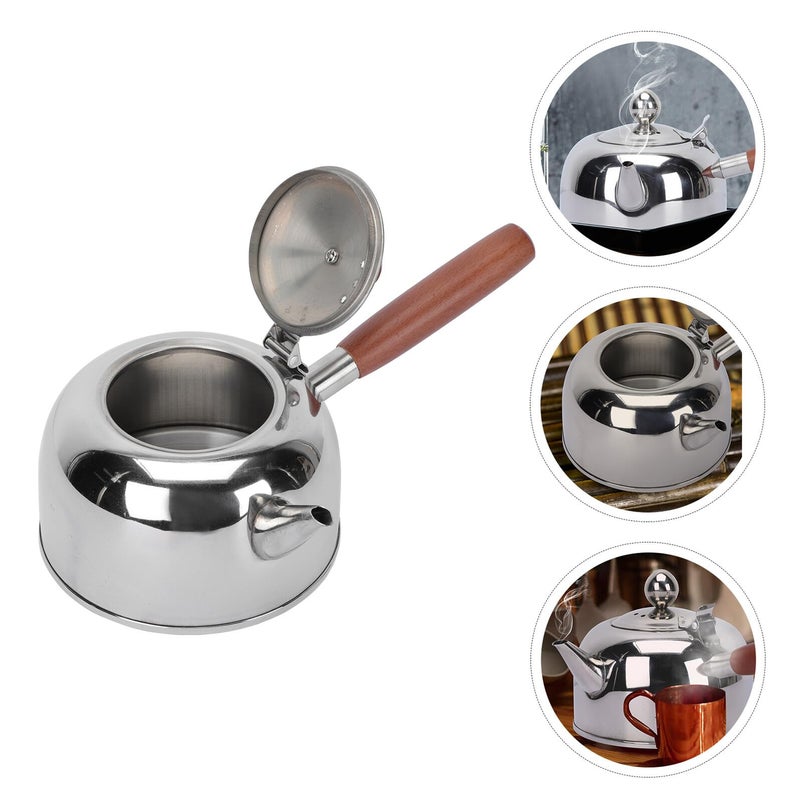 Stainless Steel Kettle With Side Handle For Boiling Water Tea And Coffee - Image 5