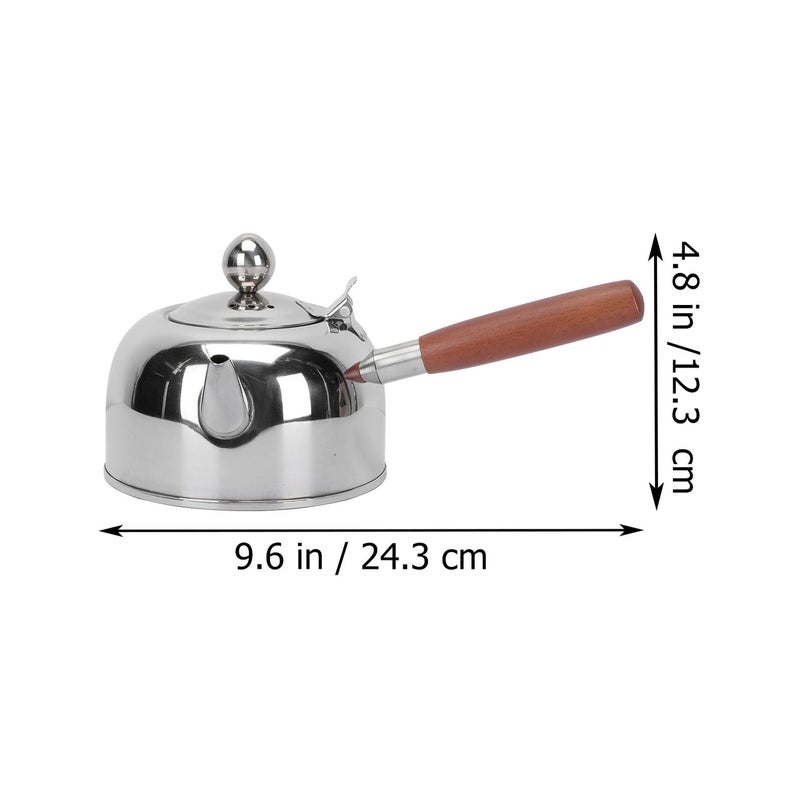 Stainless Steel Kettle With Side Handle For Boiling Water Tea And Coffee - Image 3