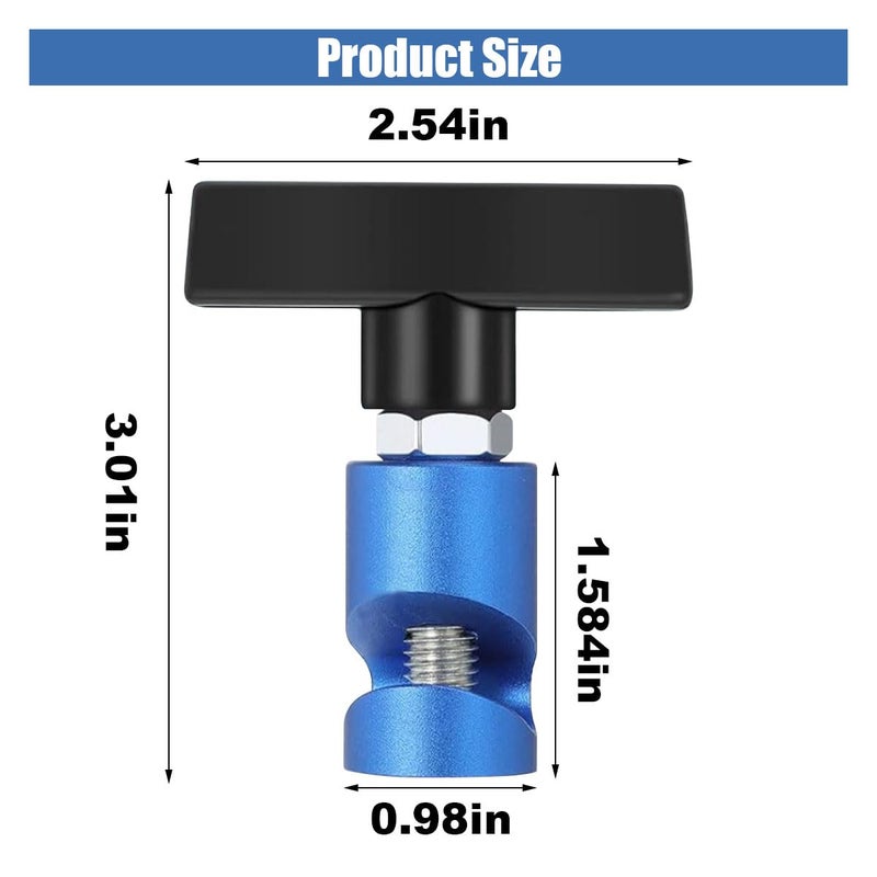 GLSOWEE Car Lift Support Clamp, Hood Strut Clamp Spark Plug Caliper 2-In-1 Tool, Car Hoods Prop Rod Hood Stay Holder, Universal Auto Support Rod Retainer Accessories for Cars (Blue) - Image 2