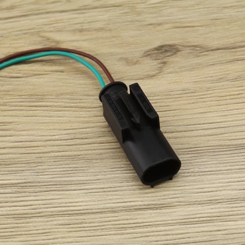 Micro Traders 2 Set Automotive Exterior Air Temperature Sensor Plug Harness Repair Accesories Compatible with BMW 1-967644-1 968405-1 - Image 5