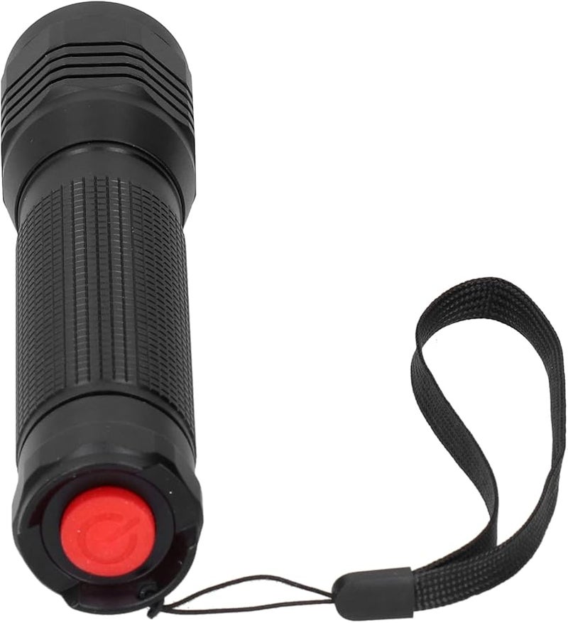 P8 LED Flashlight 500LM Rotating Zoom Hammer IPX5 Waterproof For Camping Hiking - Image 5