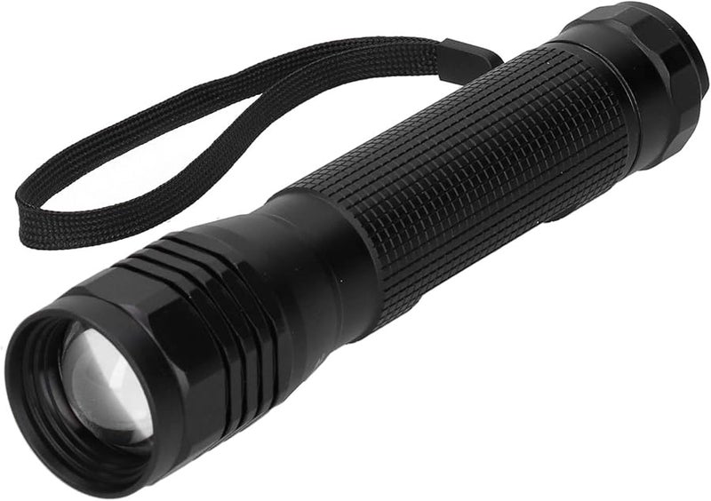 P8 LED Flashlight 500LM Rotating Zoom Hammer IPX5 Waterproof For Camping Hiking - Image 2