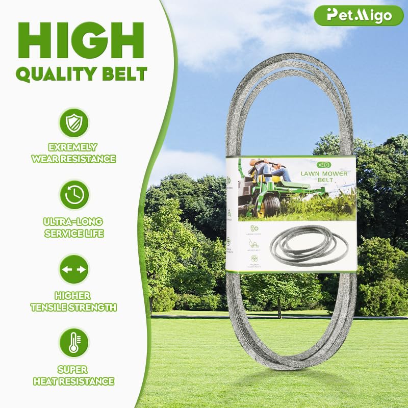 PetMigo Lawn Mower Deck Belt 1/2"x99" Fits for MTD 754-0440 954-0440 Toro 94-4291, for MTD 600 Series Riders with 46" Deck