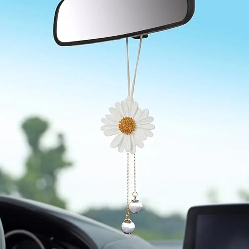 Qiwen Funny Swinging Duck Car Mirror Hanging Ornament - Cool Automotive Rearview Mirror Accessories for Men Women Teens, Cute Truck Car Gifts Pendant Charm Decor (AC) - Image 1