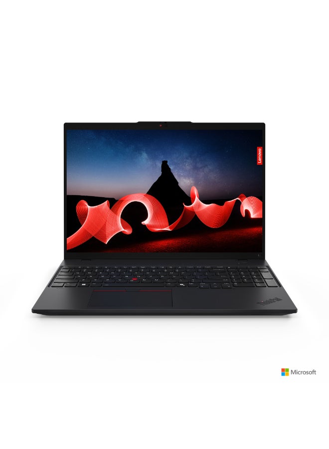 Lenovo Thinkpad L16 (Upgraded Version) Laptop With 16 Inch WUXGA (1920x1200) Display IPS,Core Ultra 7-155U Processor/32GB RAM DDR5/1TB SSD/Integrated Graphics/Windows 11 Home/ English/Arabic Black - Image 1