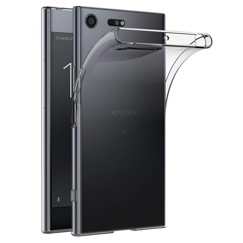 MaiJin Case for Sony Xperia XZ Premium (5.5 inch) Soft TPU Rubber Gel Bumper Transparent Back Cover - Image 1