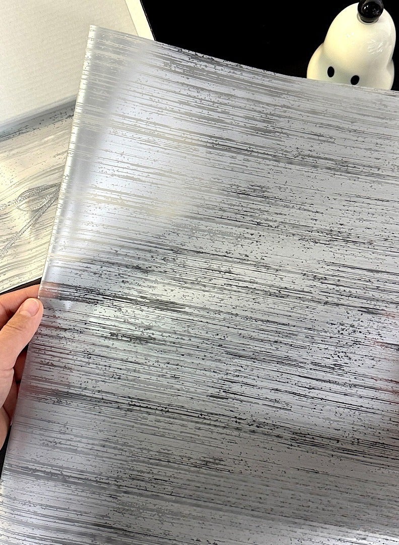 20 Sheets Silver Brushed Wrapping Paper - Not Rolled - Gift Wrapping Paper Folded Flat DIY Art Craft Paper for Birthday Party Baby Shower Wrapping, (57X57cm/22.4X22.4inch) - Image 3