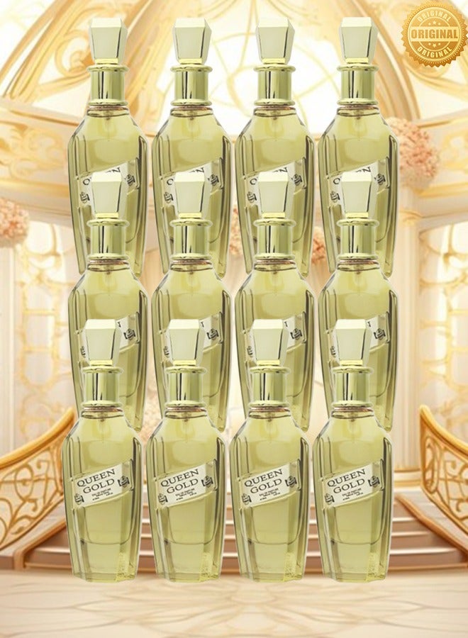 Queen 12 Pieces Queen Gold Perfume EDP 100ML - Image 1