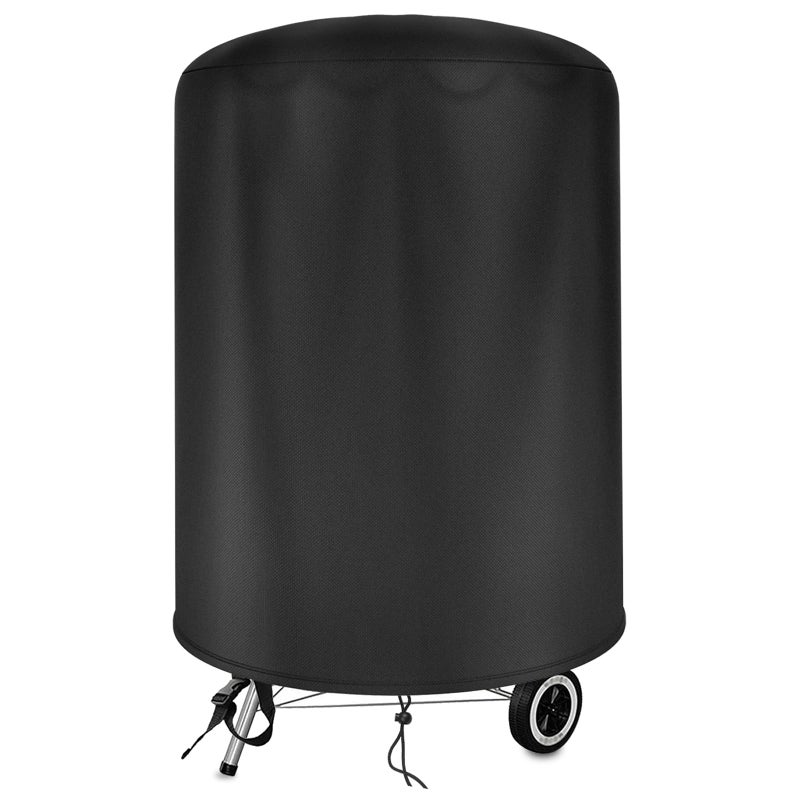 bruwaa Grill Cover for Weber 18 Inch Charcoal Kettle Grill, 420D Oxford Waterproof Grill Cover for Outdoor Grill (Î¦22.8 x 26.7 Inch) - Only Cover - Image 1