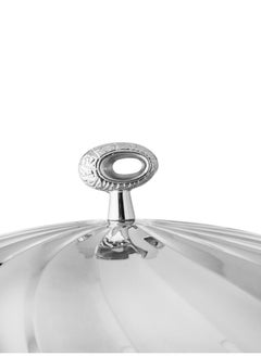 Dania Cozy Stainless Steel Dish with Silver Lid 50cm  - Image 4