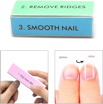 5 Pcs Nail Buffer Blocks 4 Way Nail Buffer for Shiny Glossy Surface Manicure Treatment Sanding File Home Salons Use - Image 5