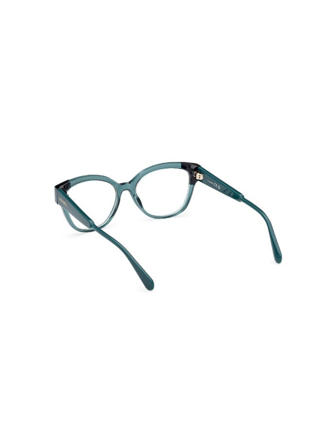 ماكس اند كو نظارة طبية بشكل دائري للنساء بأذرع بلاستيكية MO5117  مقاس 52 - أخضر لامع - Image 3