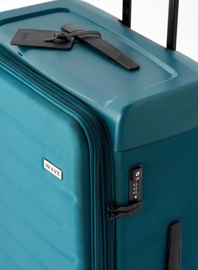 وايف Textured Softcase Luggage Trolley Bag with Retractable Handle