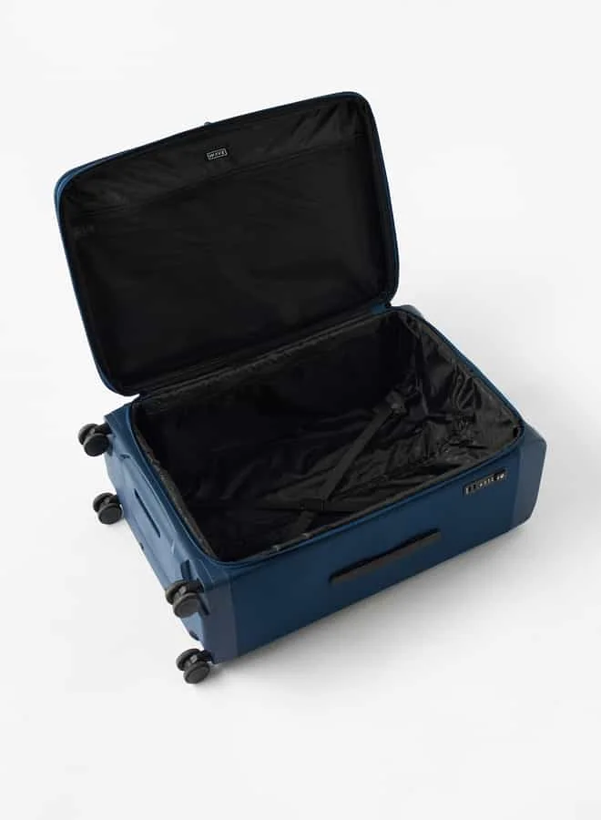 وايف Textured Softcase Luggage Trolley Bag with Retractable Handle