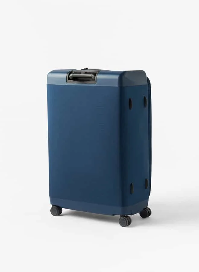وايف Textured Softcase Luggage Trolley Bag with Retractable Handle