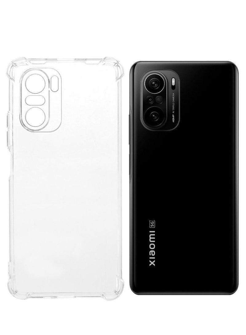 CATANES Xiaomi Mi 11i Case Cover Clear Protective TPU Four Corners Cover Transparent Soft Case - Image 1