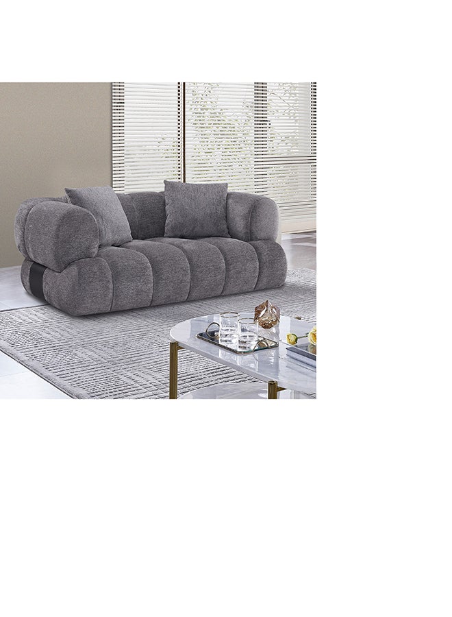Home Box Cloud 2-Seater Fabric Sofa with 2 Cushions 105 x 71 x 187 cm  - Image 1