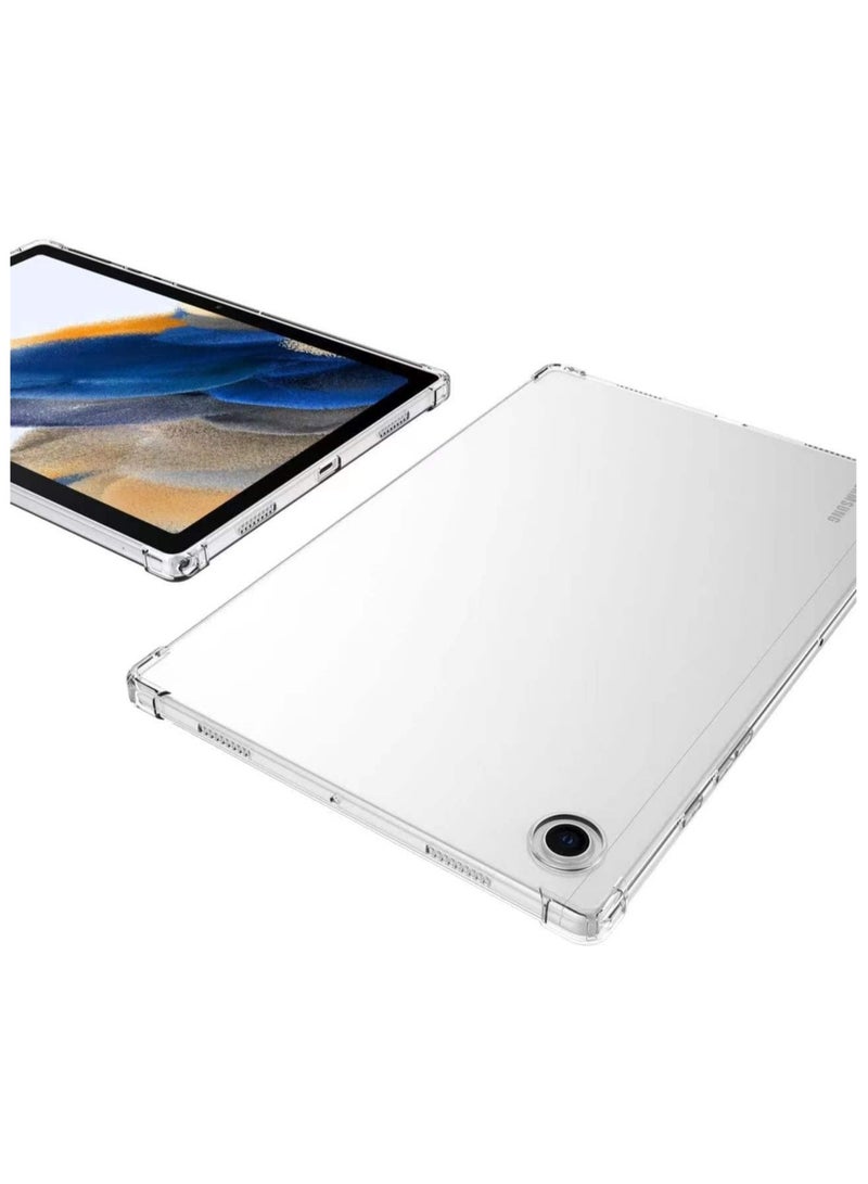 ELTRAZONE TPU Clear Case for Samsung Galaxy Tab A8 10.5 Inch 2022 (-X200/X205/X207), Shockproof Silicon Protective Skin Case/ Slim Back Cover Shell for 10.5" Galaxy Tab A8 - Transparent - Image 4