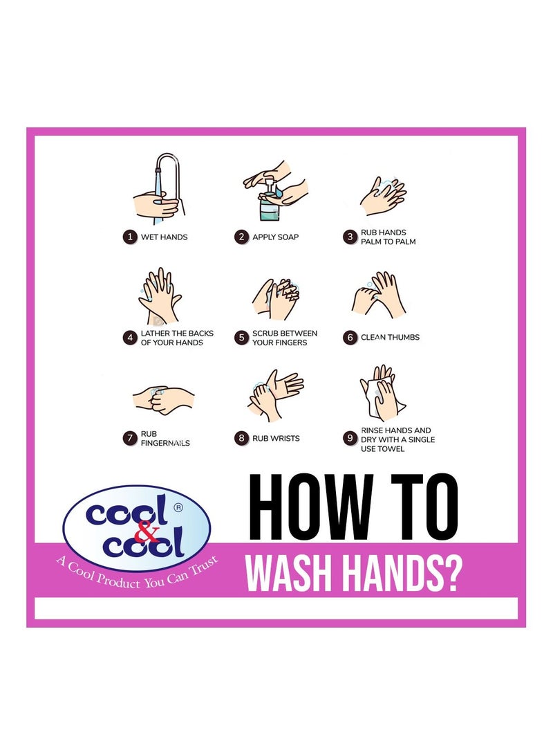 Cool & Cool غسول اليدين بنكهة التوت والنعناع 1 لتر - Image 3