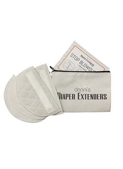 Danni's Diaper Extenders - 4 Reusable diaper extender pads - Prevent Diaper Blowouts - Use with any diaper brand (Reusable and Washable)